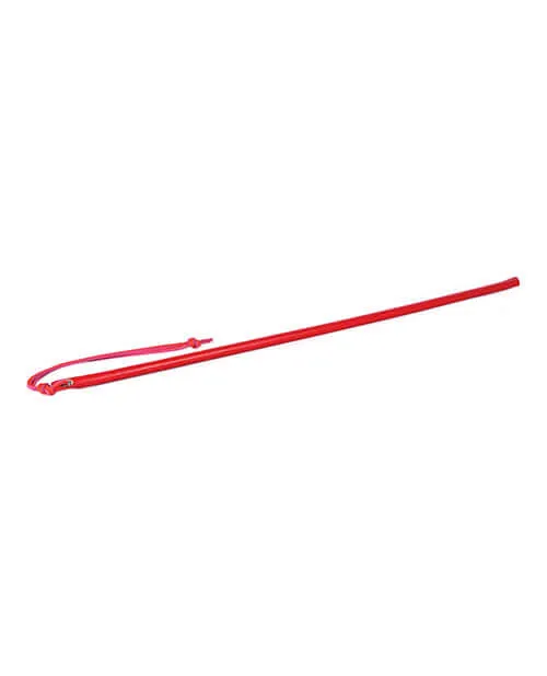 24 inches Leather Wrapped Cane Red