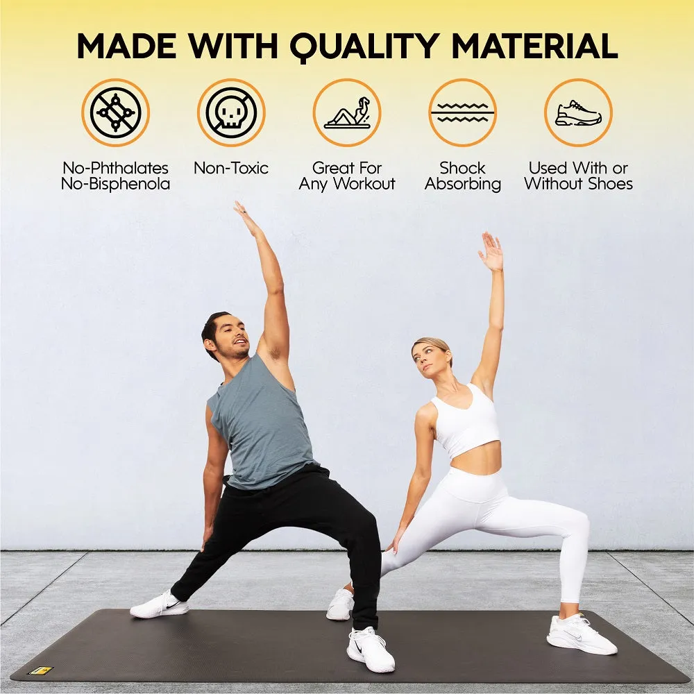 8' x 4' x 1/4" Exercise Mat - (32 Square Feet)