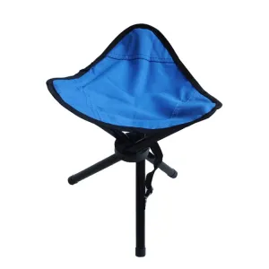 AOTU AT6708 Outdoor Portable Folding Tripod Stool (Blue)