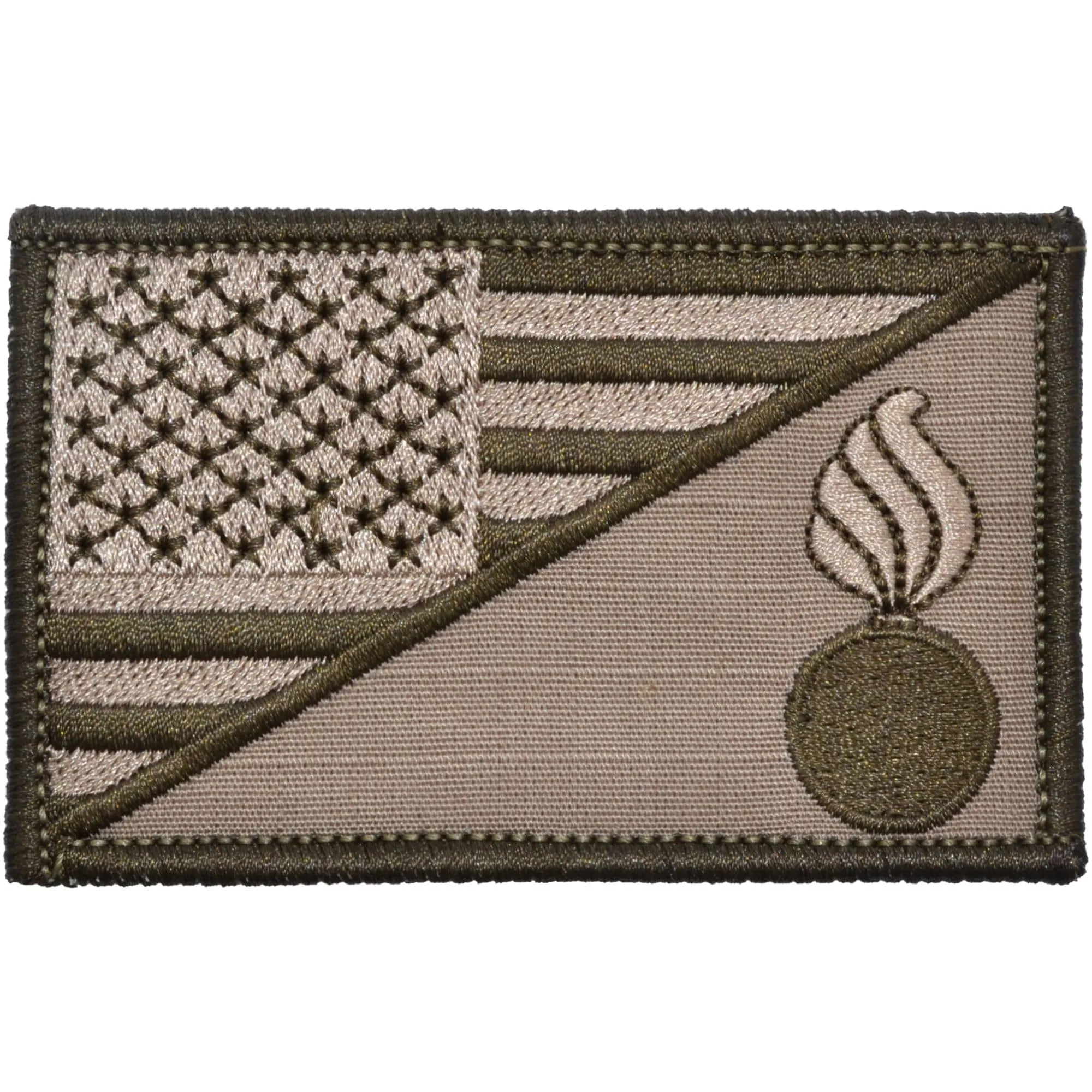 Army Ordnance Corps USA Flag - 2.25x3.5 Patch