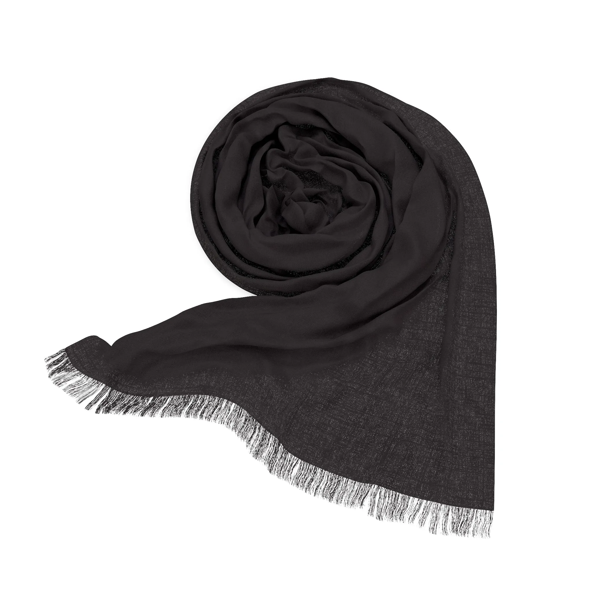 Black Lightweight Scarf