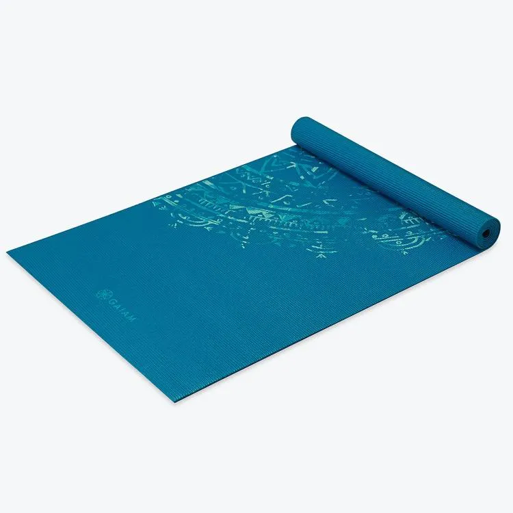 Blue Medallion Yoga Mat (4mm)