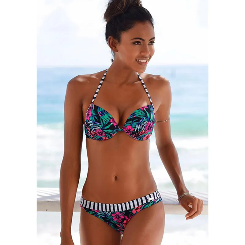 Brazilian Style Two Piece Push-up Bikini Swimsuit Set - Multiple Styles