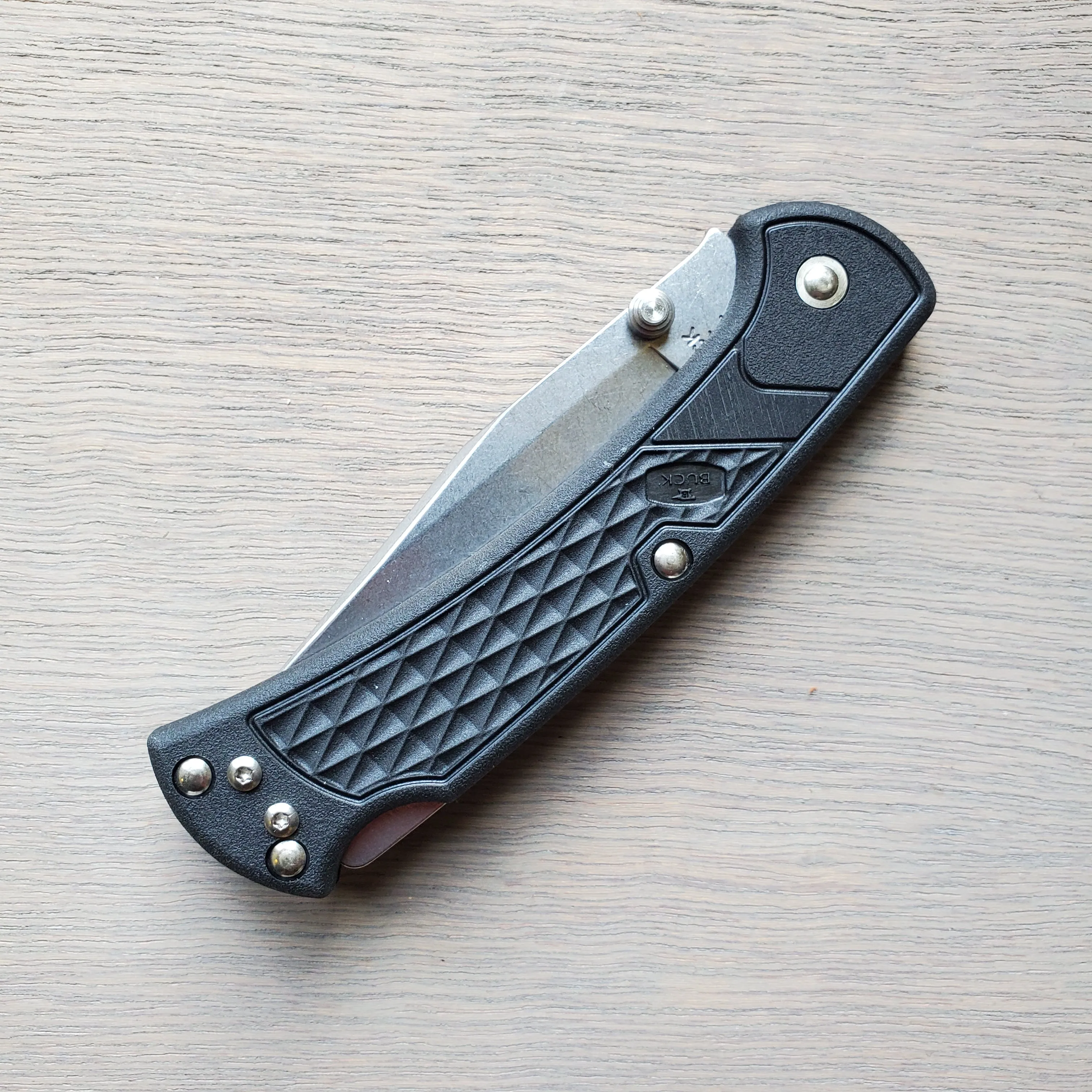 Buck 112 Slim Ranger Lockback Pocket Knife - Black