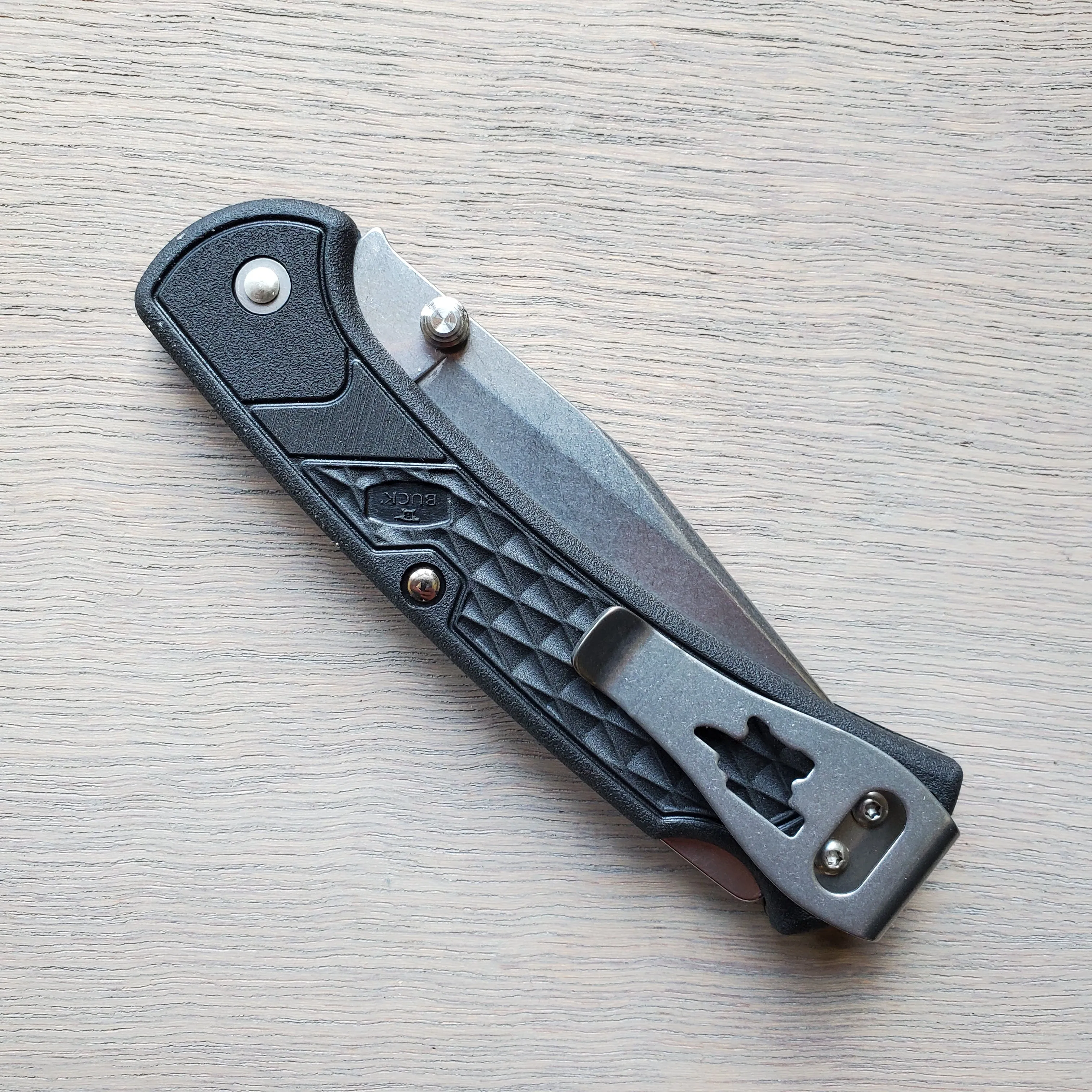 Buck 112 Slim Ranger Lockback Pocket Knife - Black