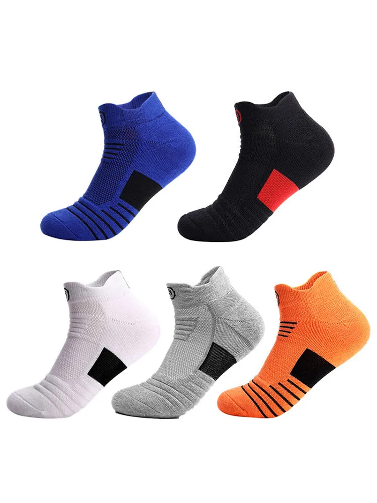 Buy One Get Three Towel Bottom Thickened Low Top Running Sports Socks