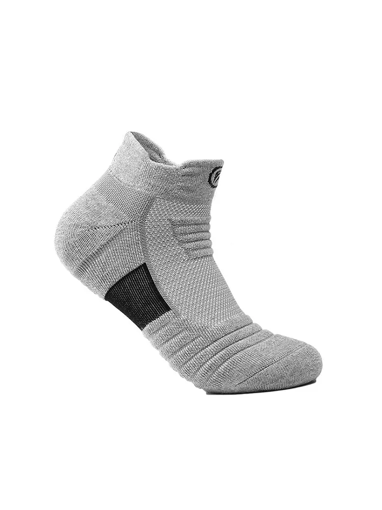 Buy One Get Three Towel Bottom Thickened Low Top Running Sports Socks