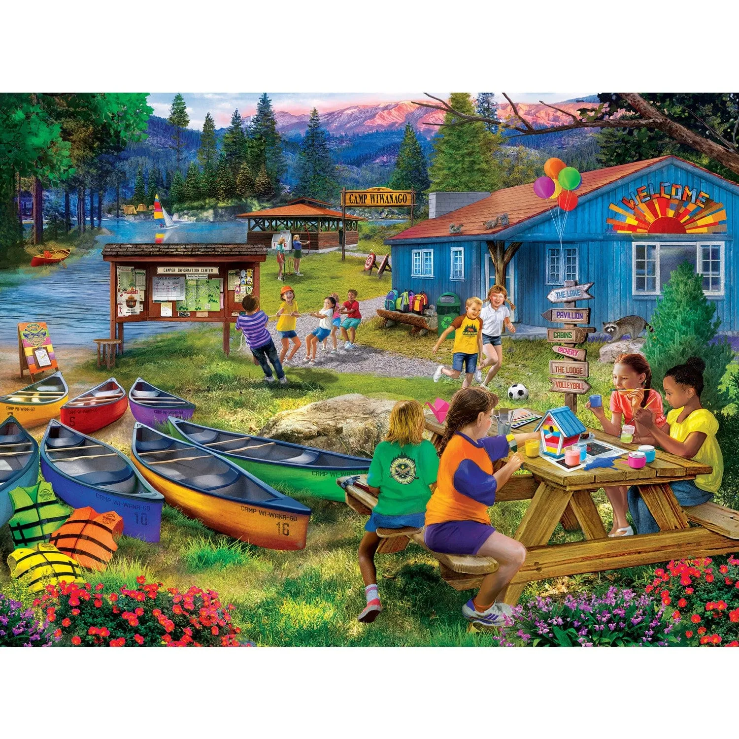 Campside - Camp Wiwanago 300 Piece EZ Grip Jigsaw Puzzle