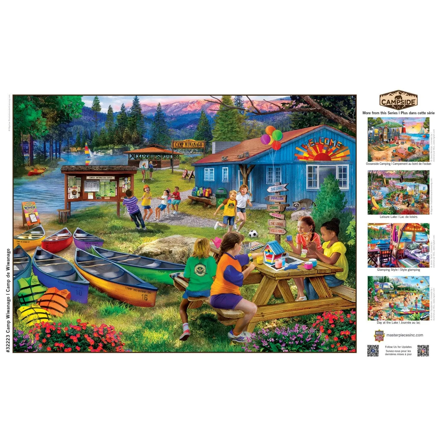 Campside - Camp Wiwanago 300 Piece EZ Grip Jigsaw Puzzle