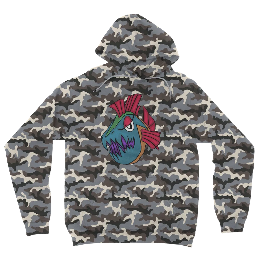 Carnevorenip Camouflage Adult Hoodie