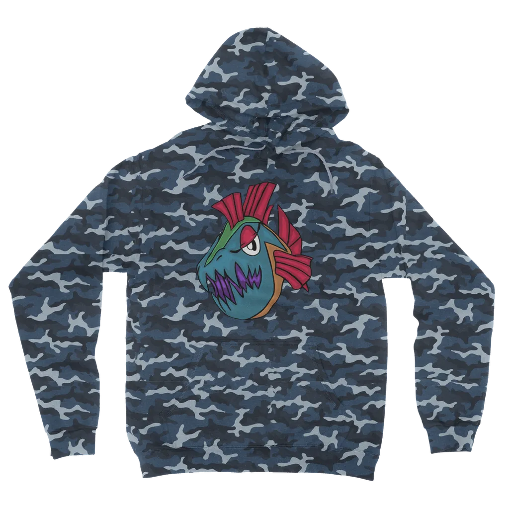 Carnevorenip Camouflage Adult Hoodie