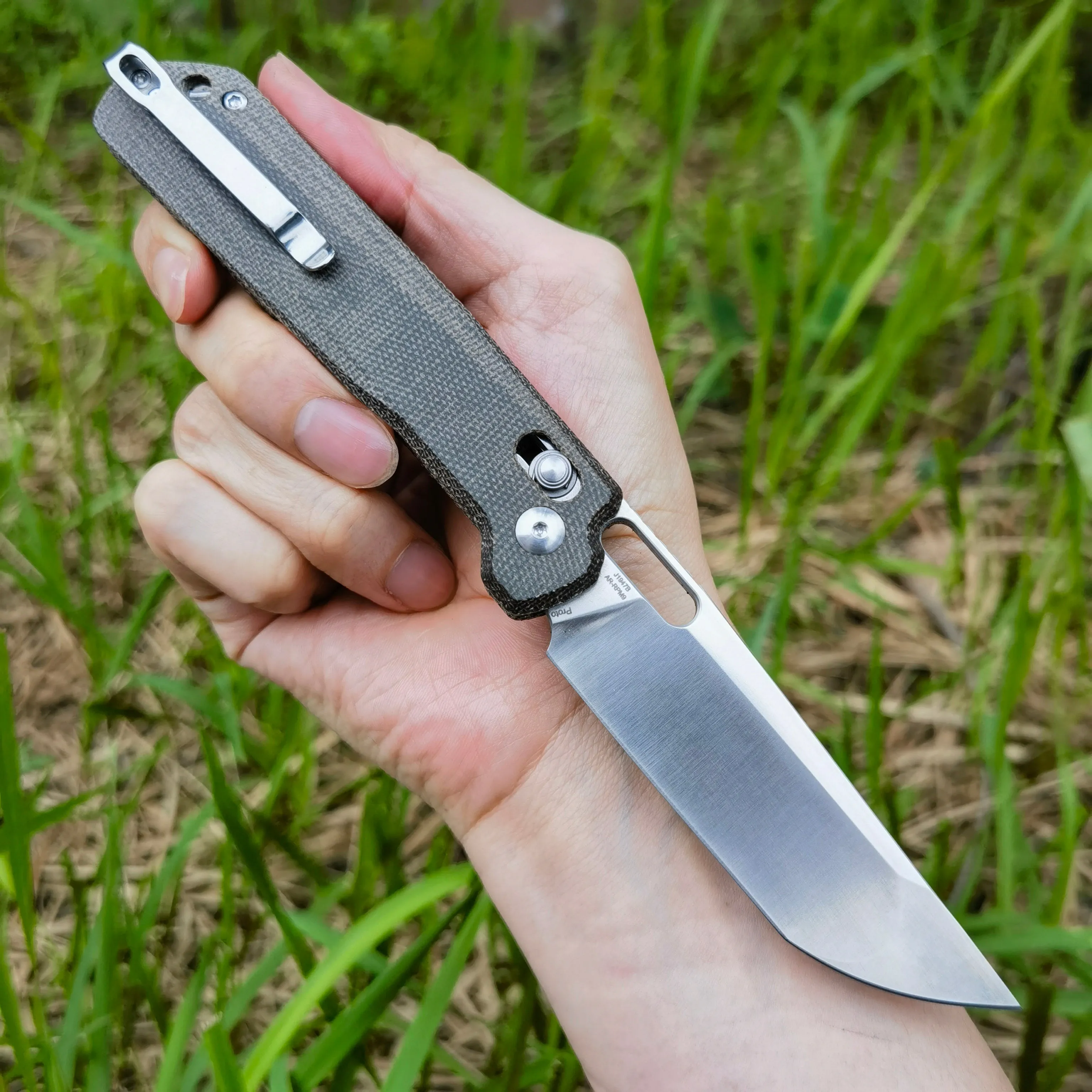 CJRB Bellona Prototype J1947 AR-RPM9 Steel Blade Folding Knives