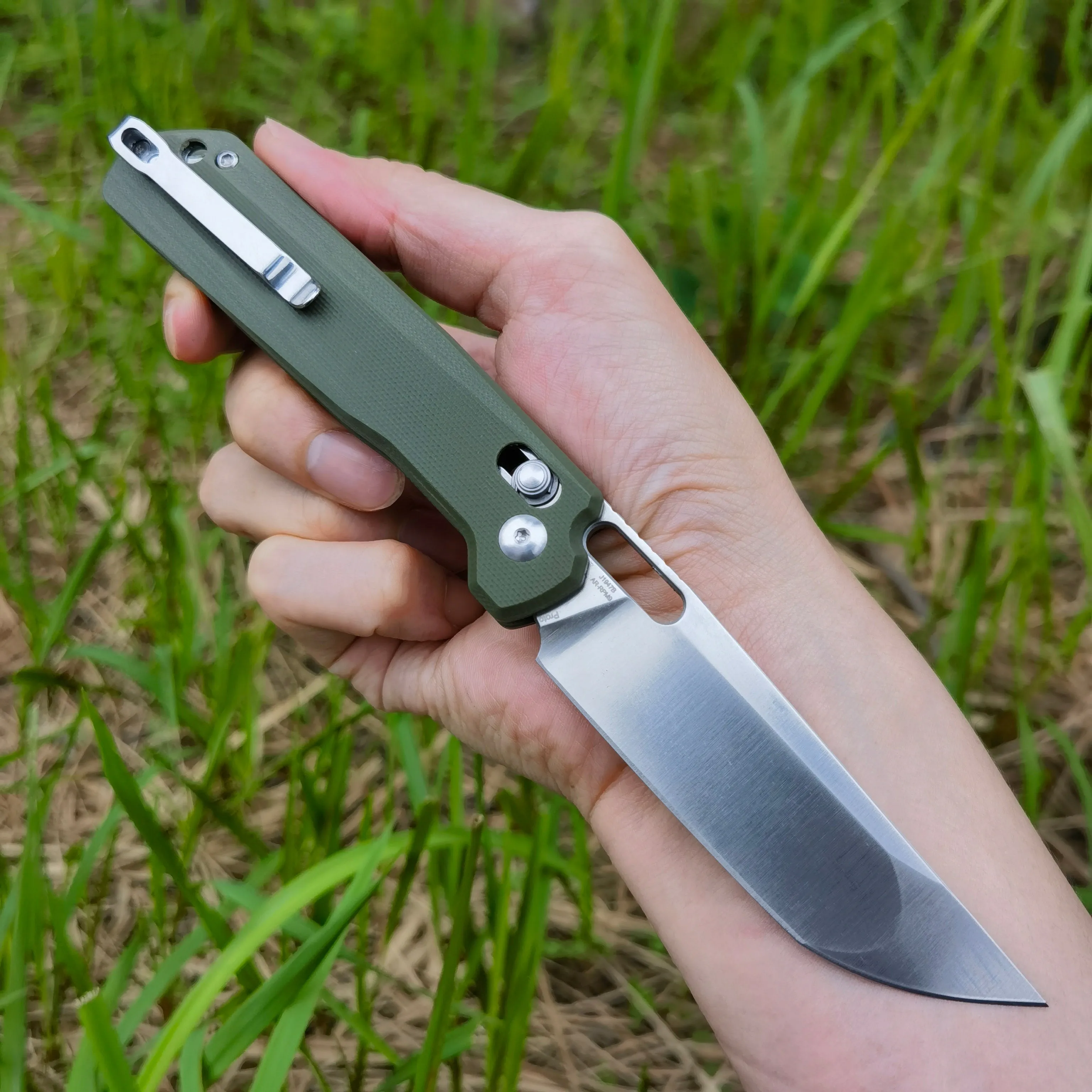 CJRB Bellona Prototype J1947 AR-RPM9 Steel Blade Folding Knives