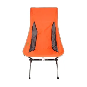 CLS Outdoor Folding Chair Heightening Portable Camping Fishing Chair(Orange)