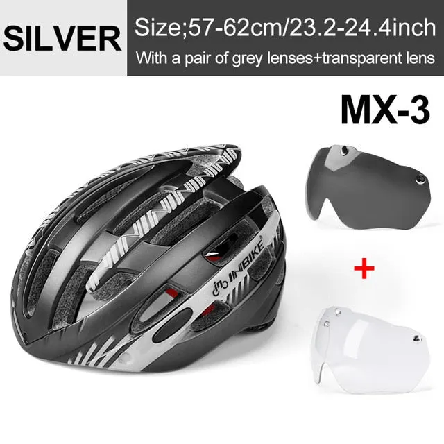 Cycling Helmet with Goggles Ultralight MTB Bike Helmet