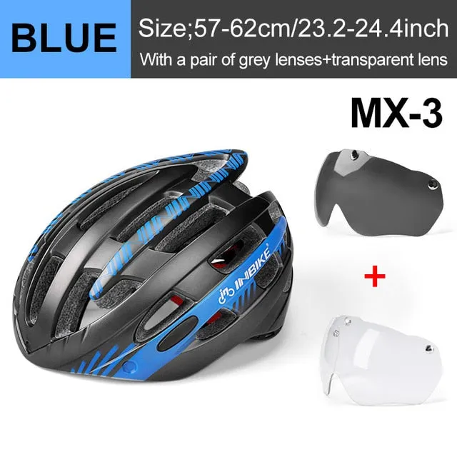 Cycling Helmet with Goggles Ultralight MTB Bike Helmet