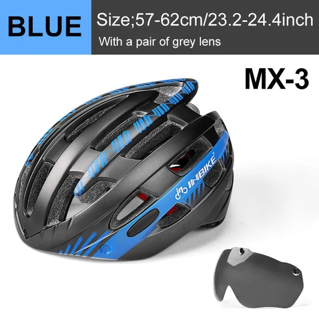 Cycling Helmet with Goggles Ultralight MTB Bike Helmet