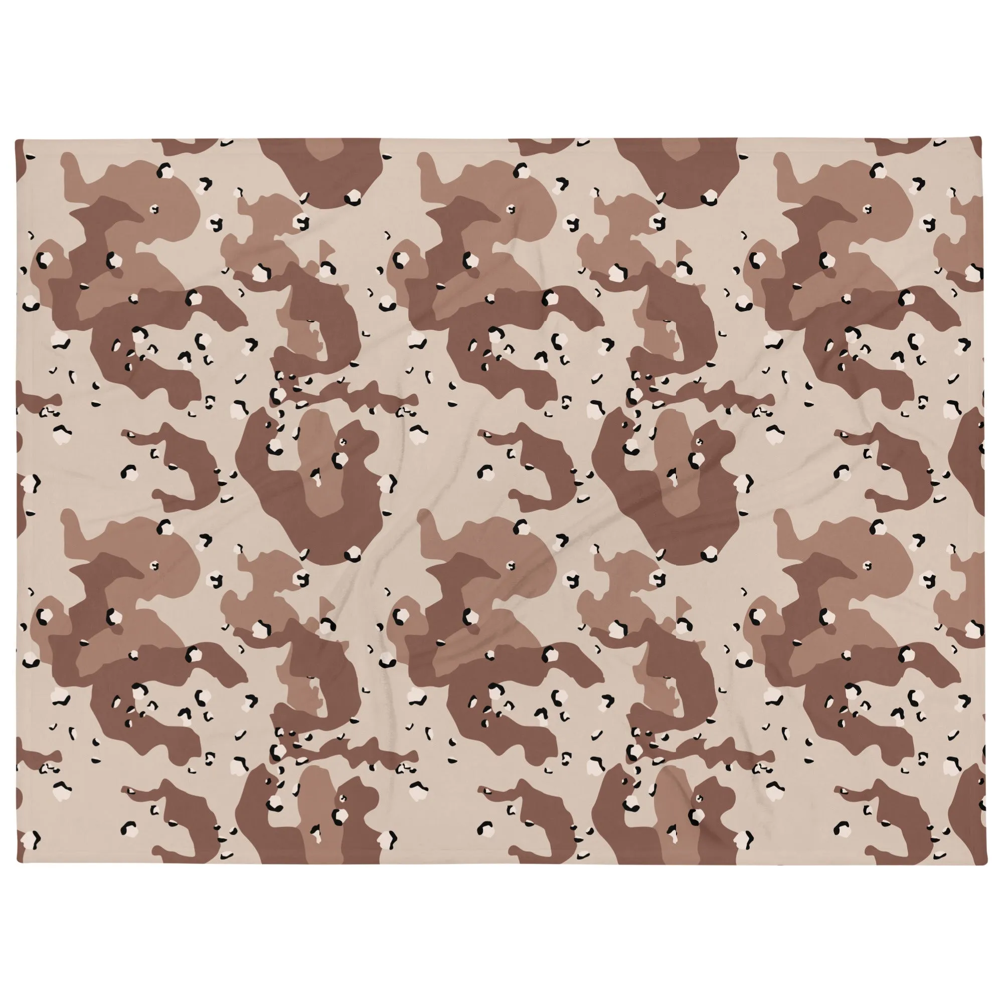 Desert DBDU Camo Throw Blanket