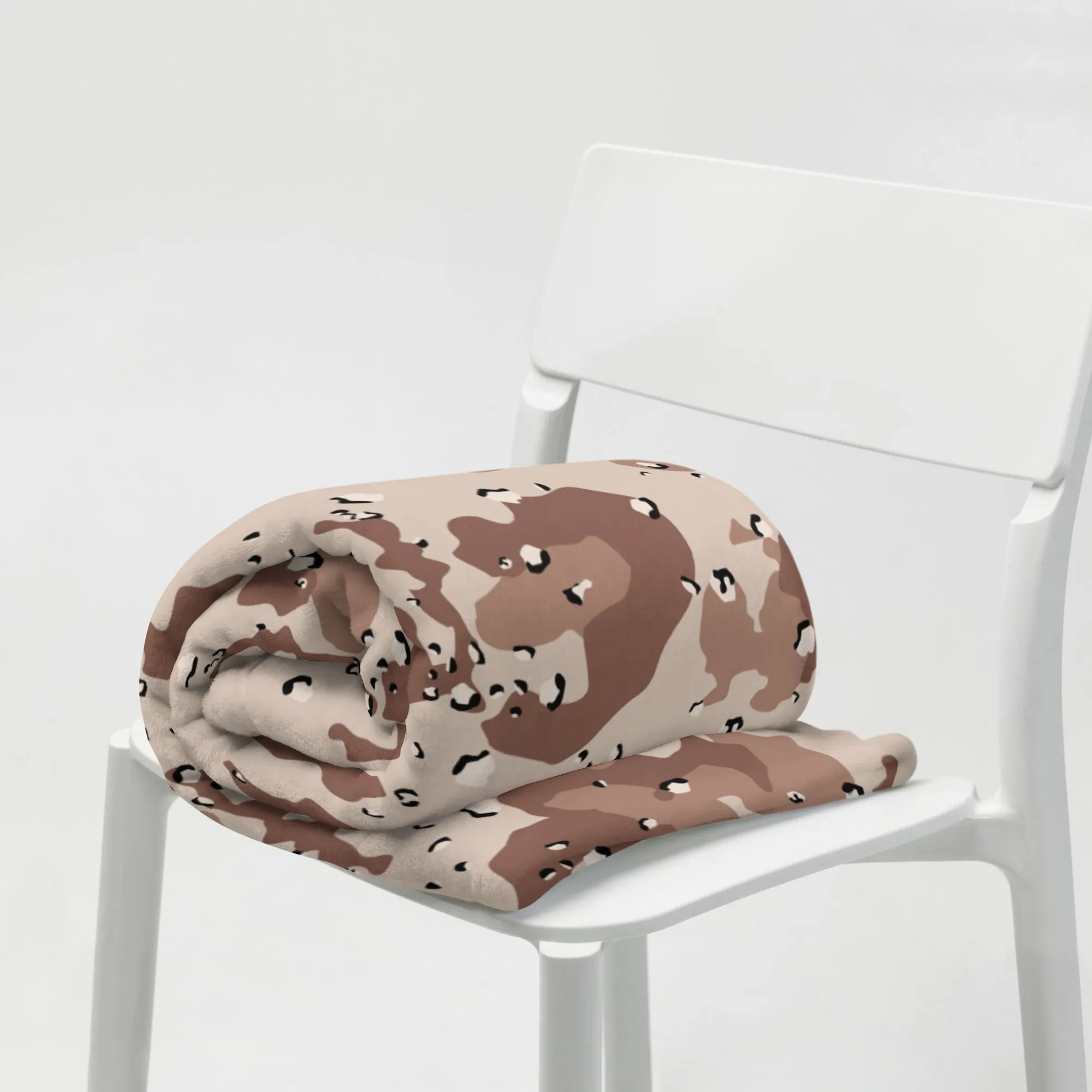 Desert DBDU Camo Throw Blanket