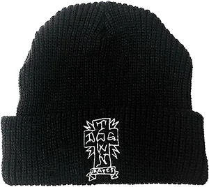 DOGTOWN GONZ CROSS BEANIE BLACK