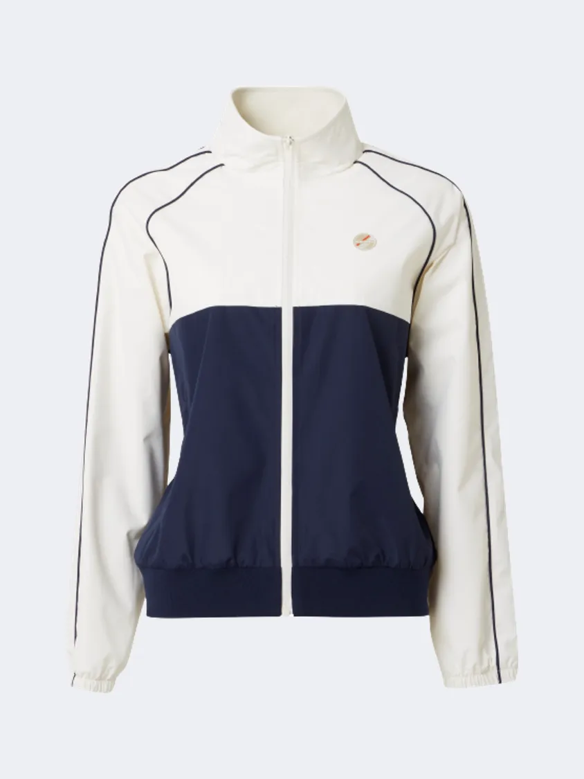 Erke  Women Tennis Jacket Glacier White