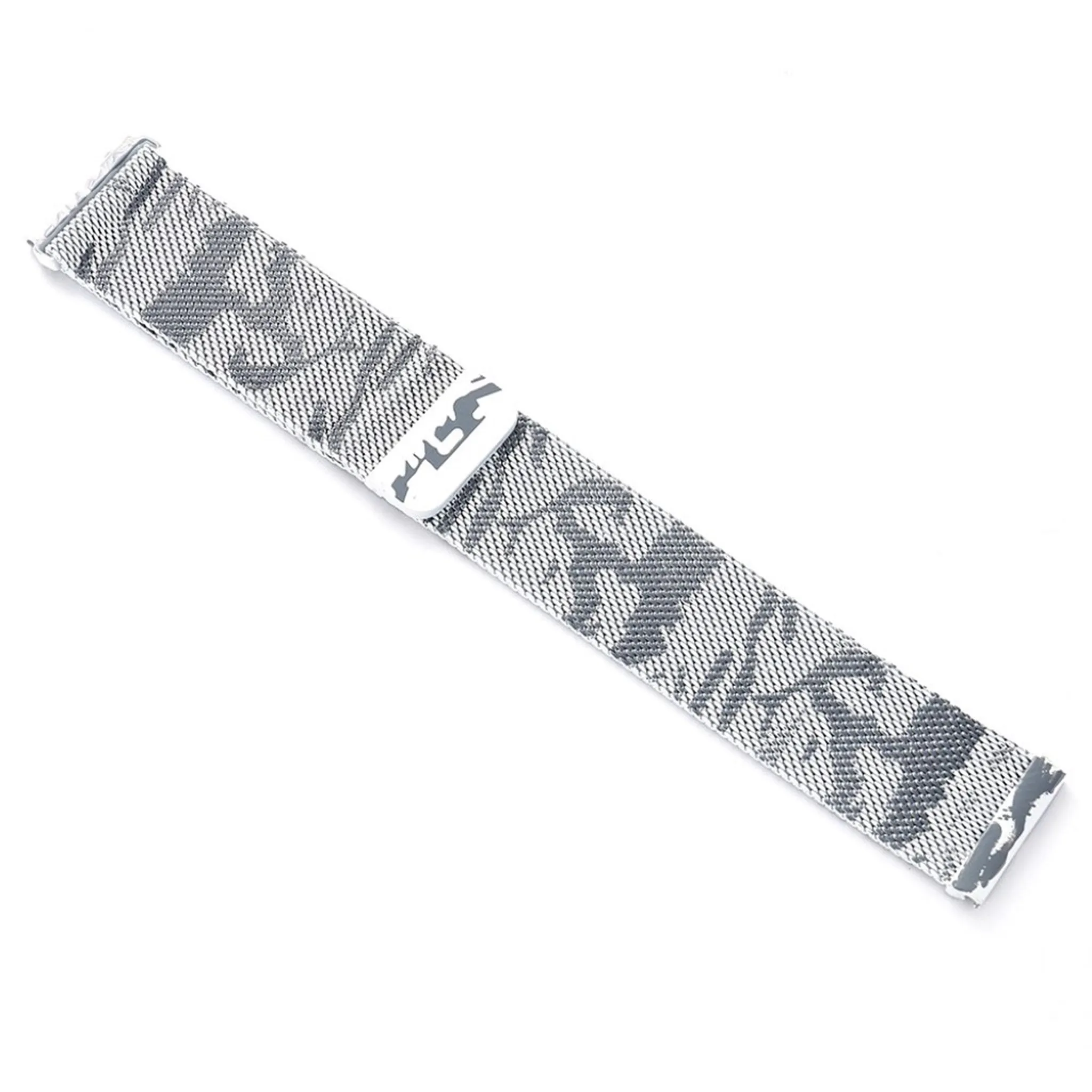 Fitbit Blaze camouflage pattern watch strap- Silver