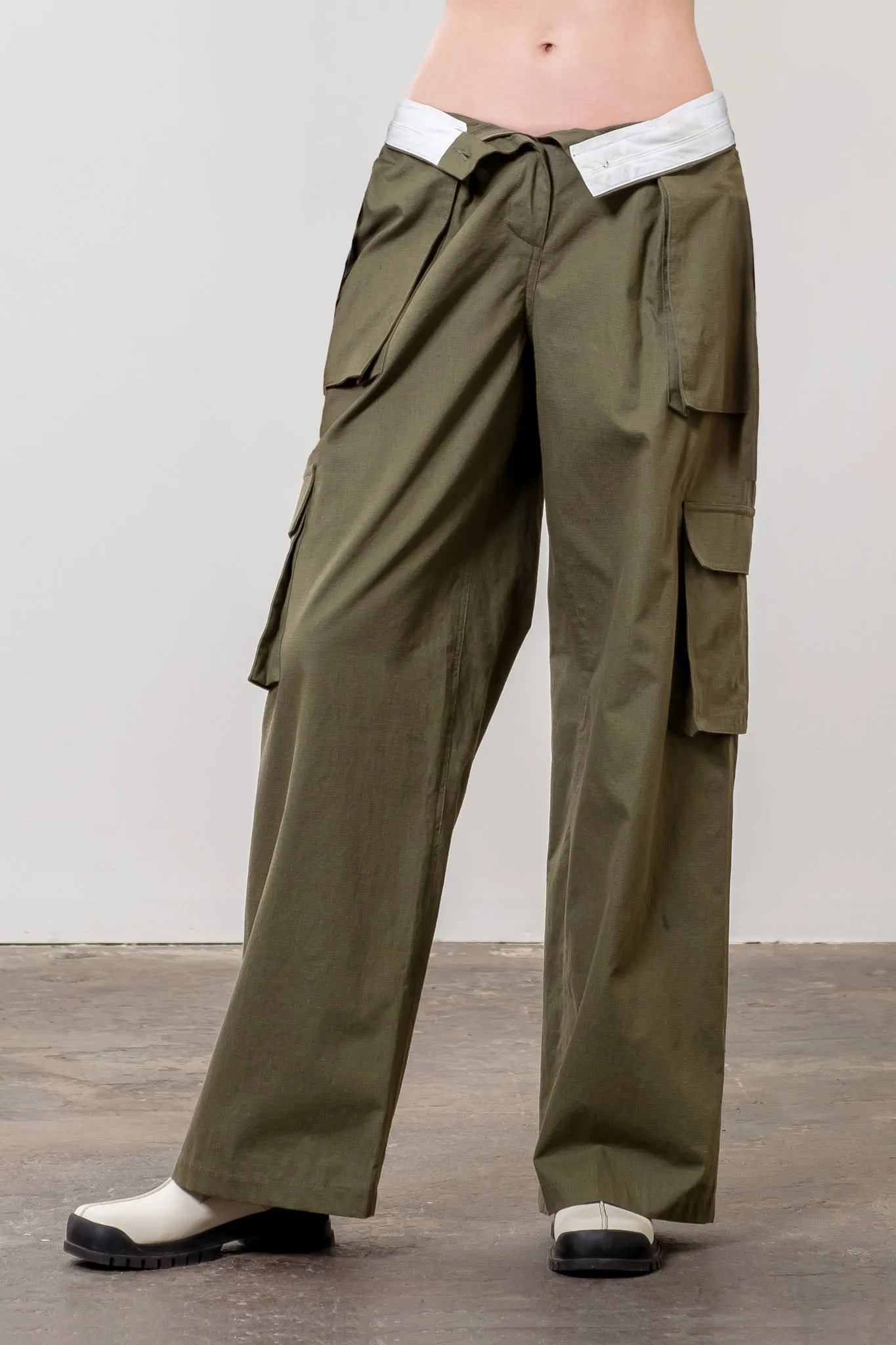 Flap Pockets Cargo Pants