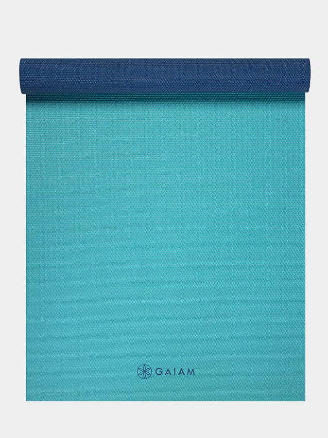 Gaiam Open Sea Reversible 2 Colour Yoga Mat 4mm