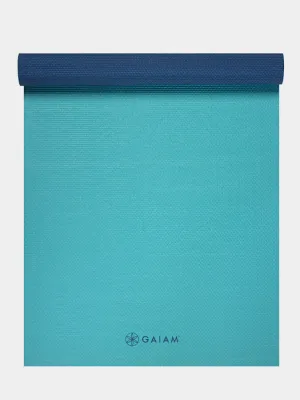 Gaiam Open Sea Reversible 2 Colour Yoga Mat 4mm