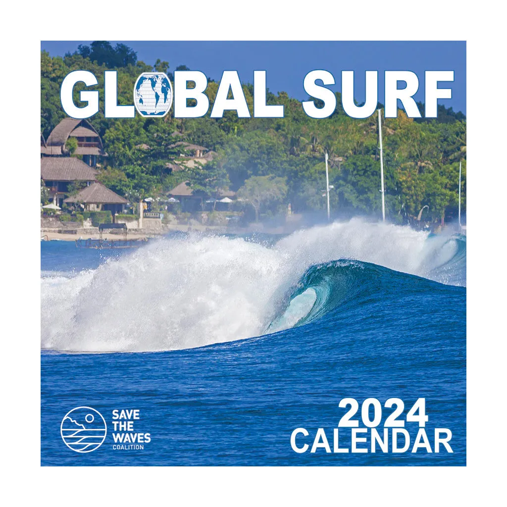 Global Surf Save the Waves Coalition 2024 Surfing Calendar