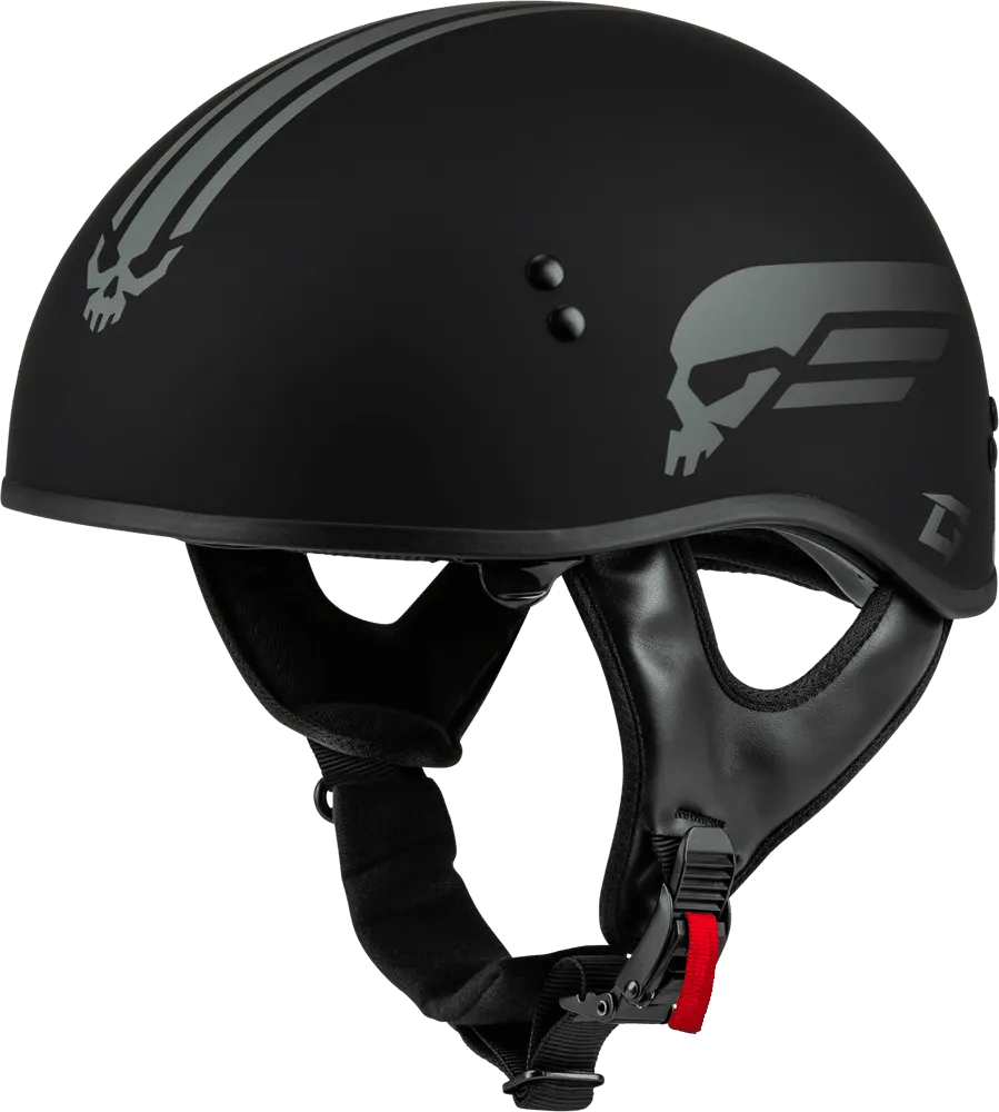 Gmax HH-65 Retribution Helmet Matte Black/Silver