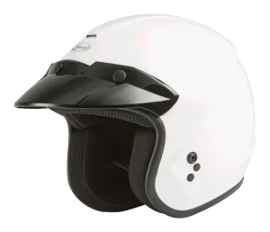 Gmax Youth OF-2Y Open-Face Helmet White