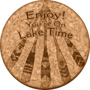 GrafixMat Enjoy You're on Lake Time Coaster