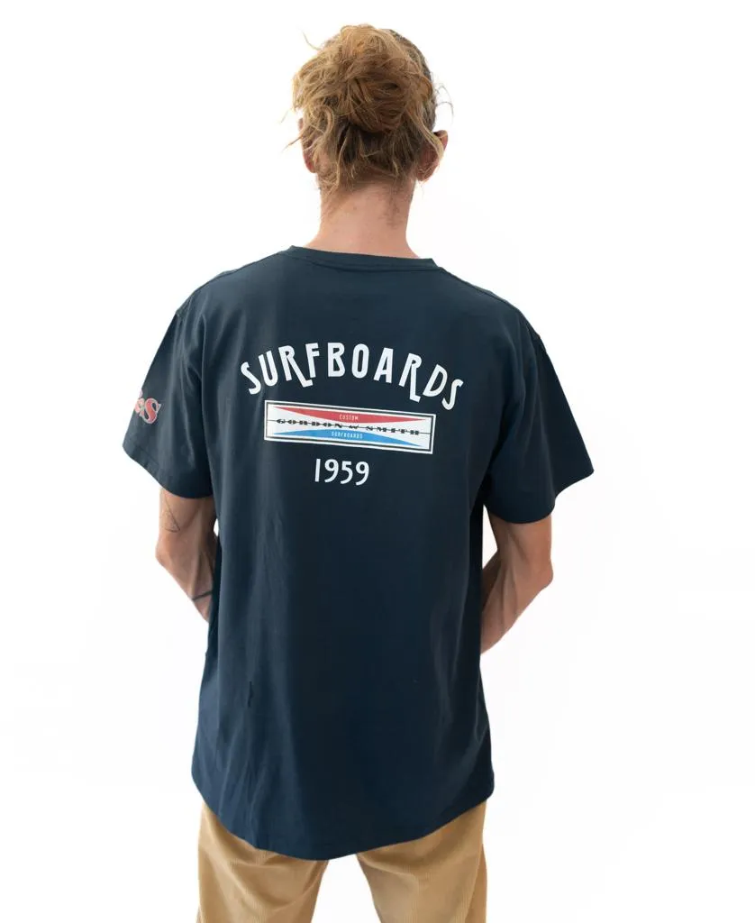 GS Surfboards Tee | Navy