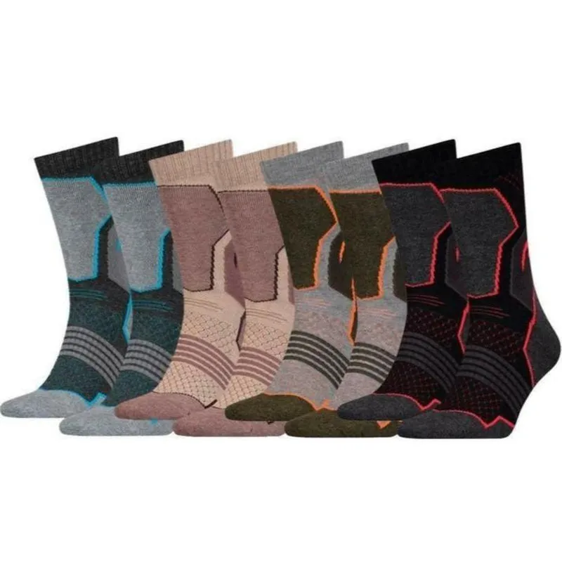 HEAD Hiking Crew Unisex Socks - Grey/Blue - 2 Pack