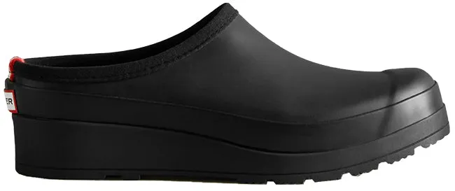 Hunter Wellies Womens Play Clog Black