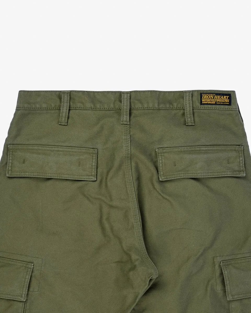 IH-738-GRN Whipcord Cargo Pants - Army Green