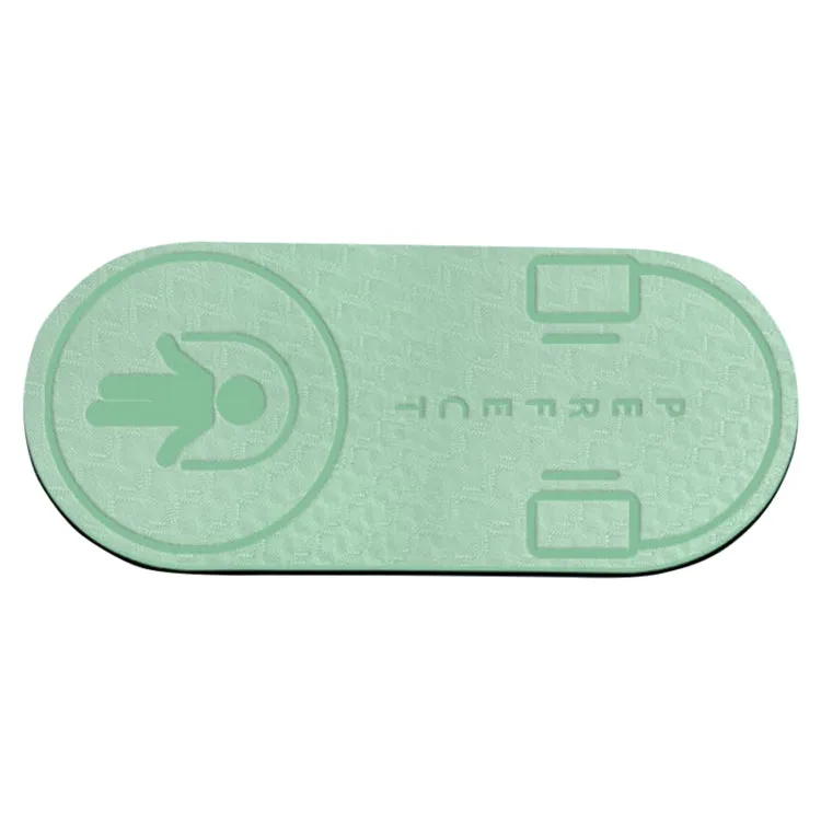 Indoor Skipping Mat Sound Insulation Shock Absorption Thickened Skipping Blanket Non-Slip Yoga Mat, Size: 140 x 60cm(Matcha Green)