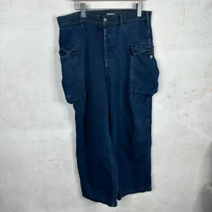 Kapital Indigo Cargo Denim Pants