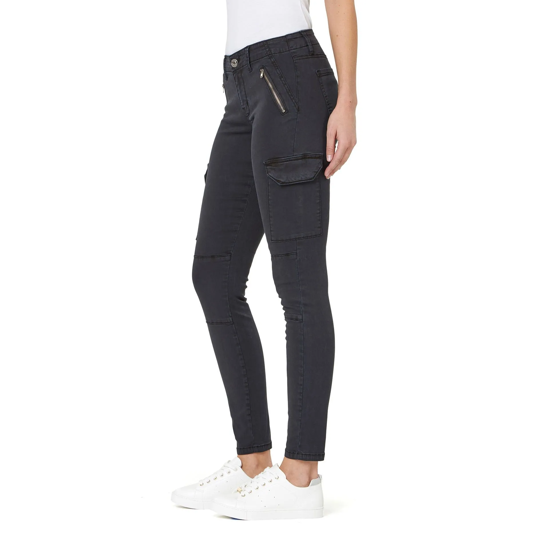 Kevin's Women's Mid-Rise Cargo Pant