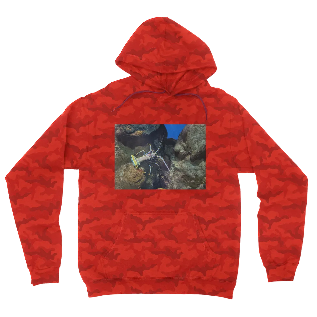 Lobster Camouflage Adult Hoodie