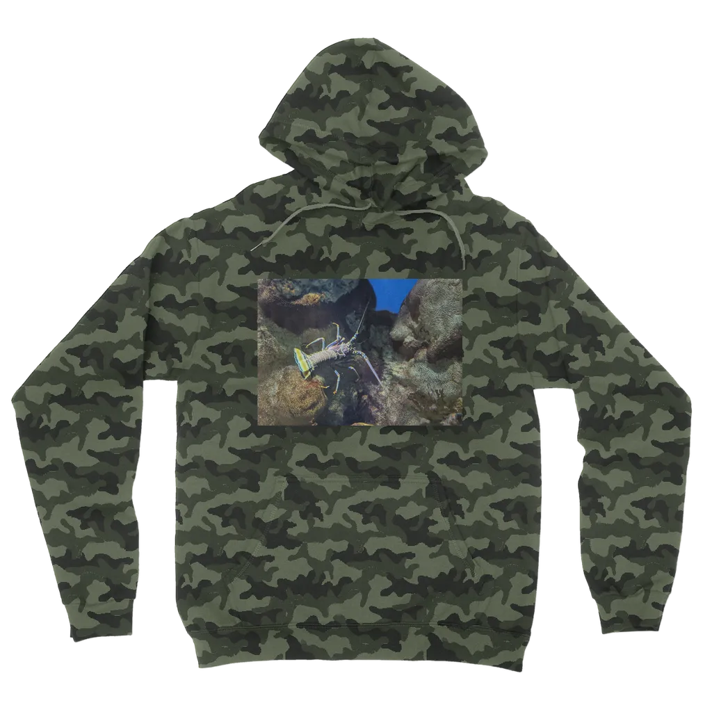 Lobster Camouflage Adult Hoodie