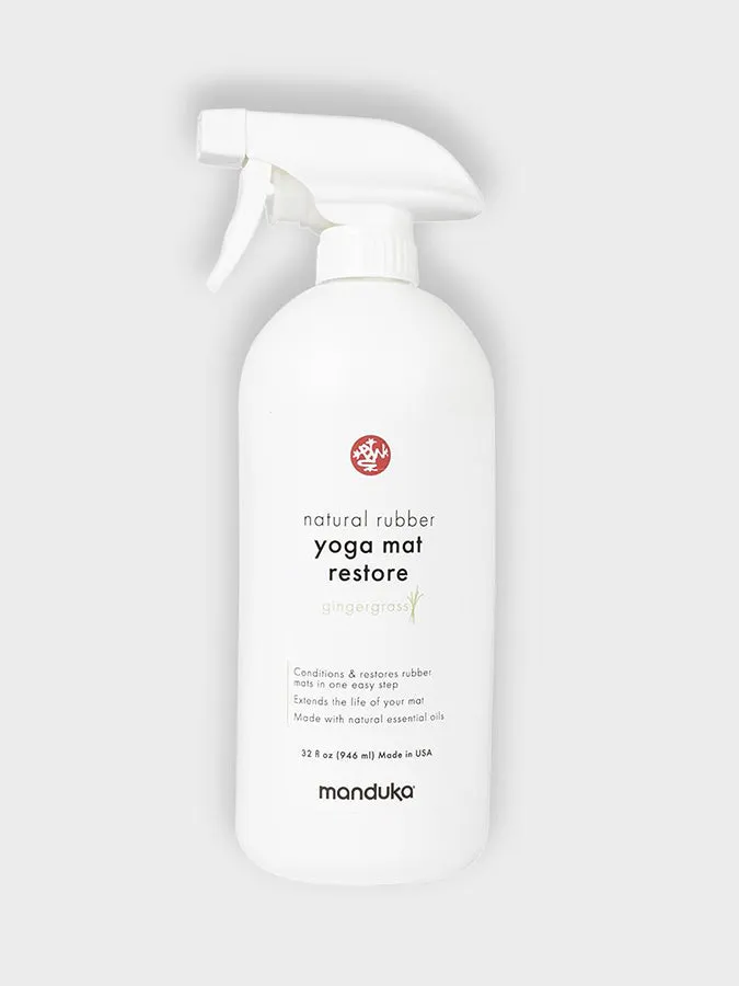 Manduka Natural Rubber Restore Yoga Mat Wash Cleaner - 32oz (946ml)