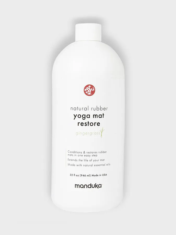 Manduka Natural Rubber Restore Yoga Mat Wash Cleaner - 32oz (946ml)