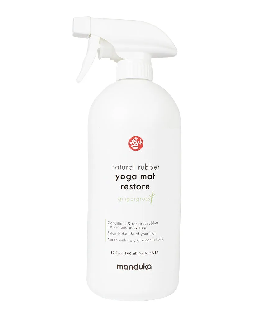 Manduka Natural Rubber Restore Yoga Mat Wash Cleaner - 32oz (946ml)