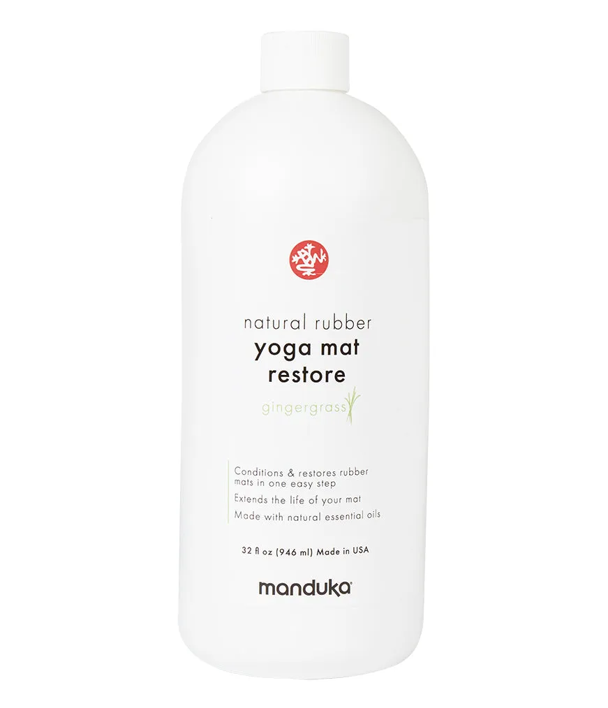 Manduka Natural Rubber Restore Yoga Mat Wash Cleaner - 32oz (946ml)