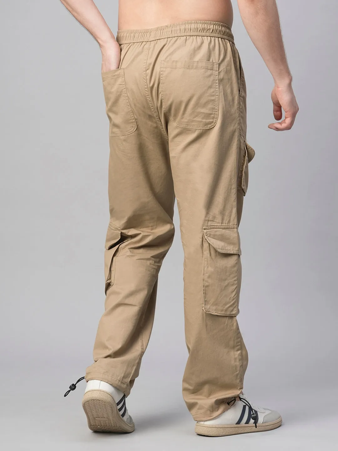 Men Utility Cargo - Khaki