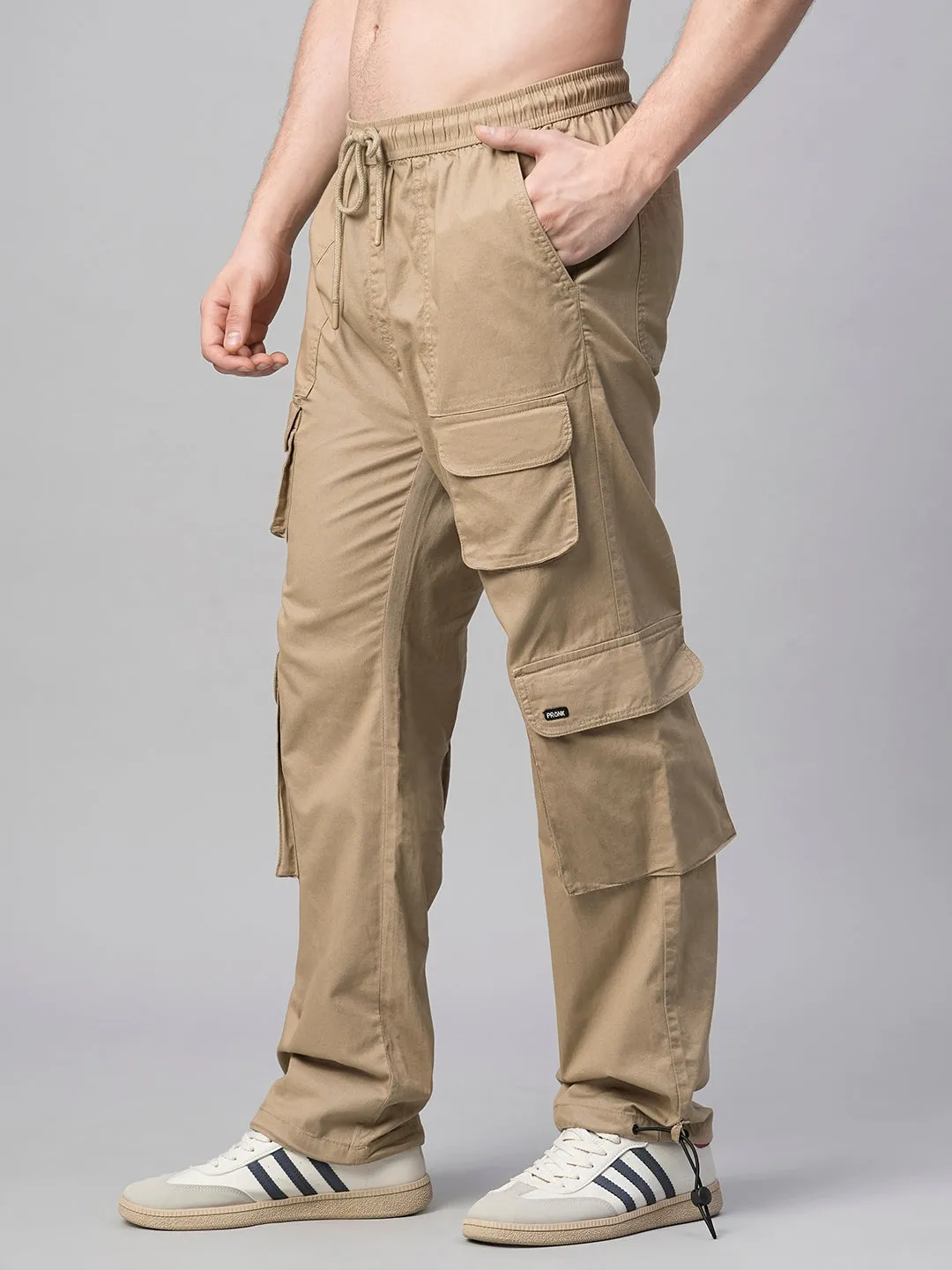 Men Utility Cargo - Khaki