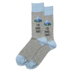 Men's I'd Hike That Crew Sock