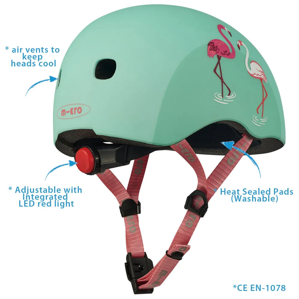 Micro Helmet Lightweight Flamingo